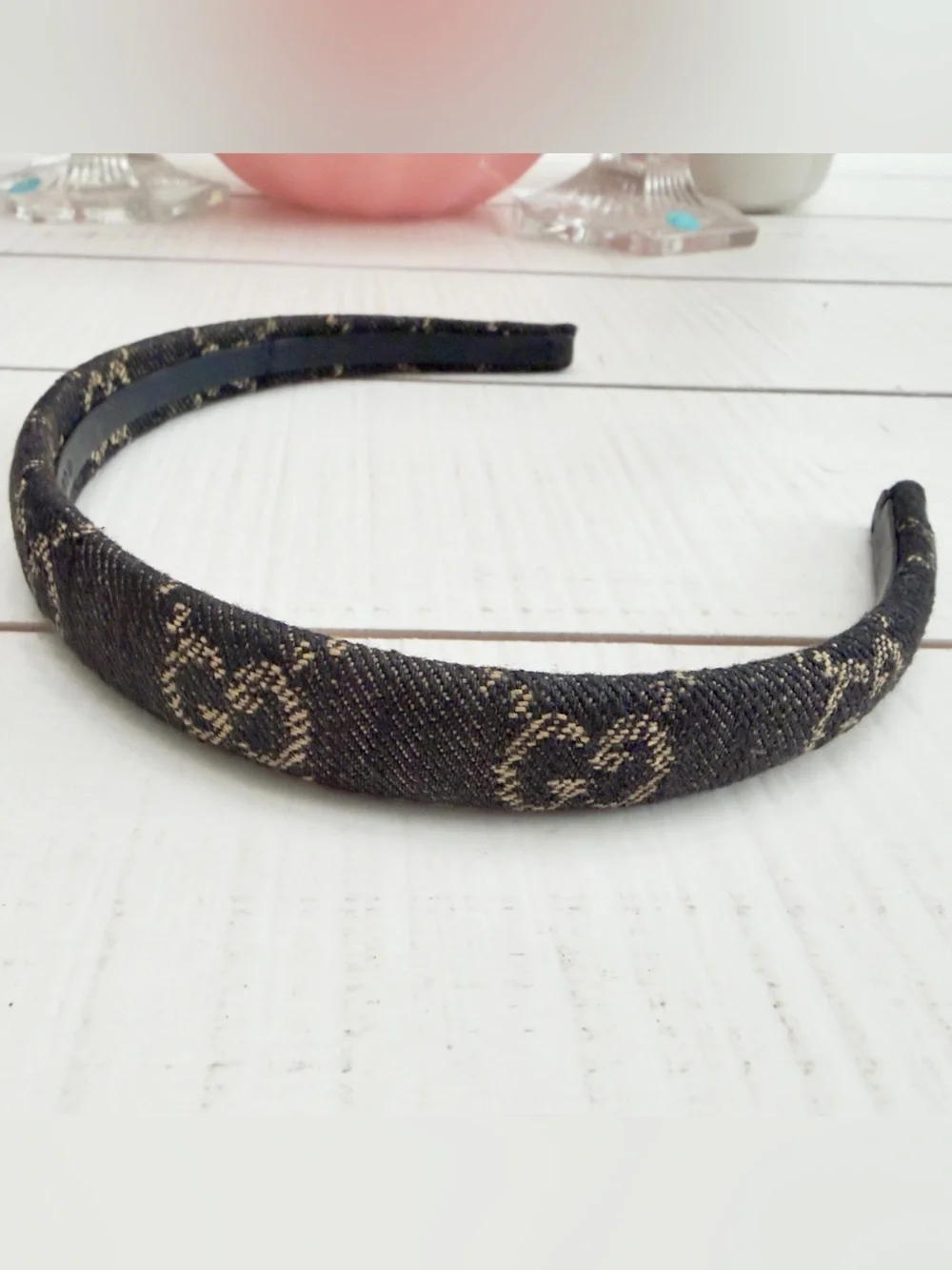 Gucci Black Denim Headband